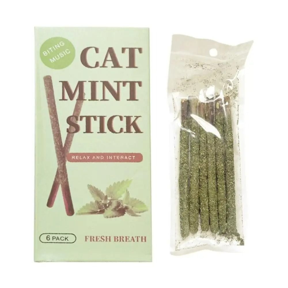 Natural Matatabi And Silvervine Dental Chew Sticks 6Piece Set 8