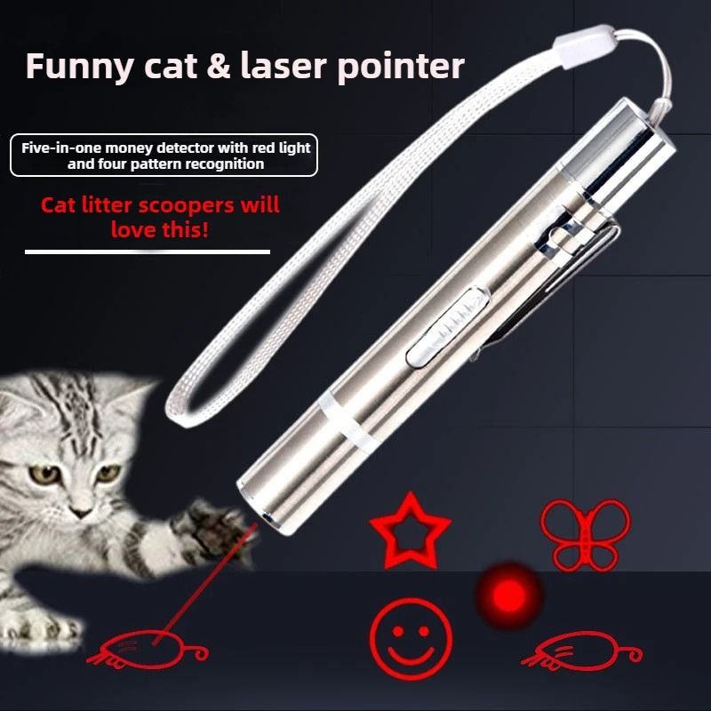 3in1 Multifunctional Laser Pointer Interactive Cat Toy 4