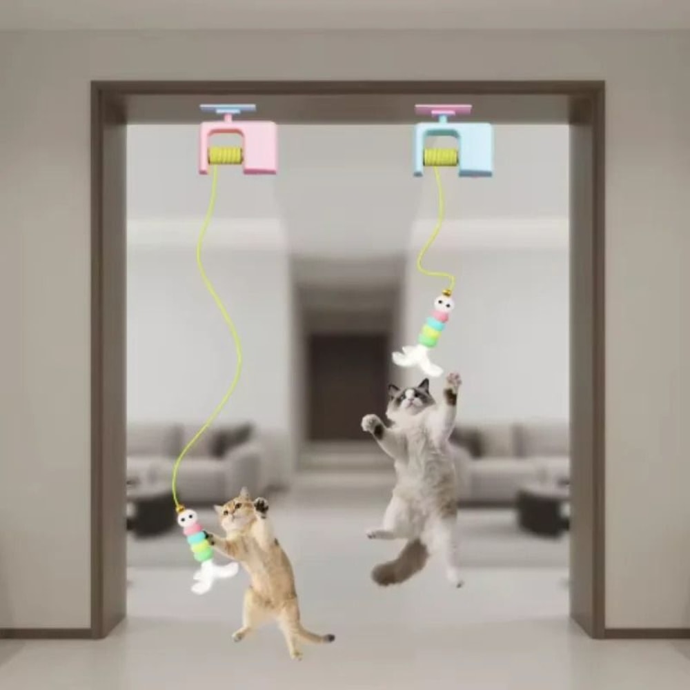 Electric Smart DoorHanging Interactive Cat Toy 3