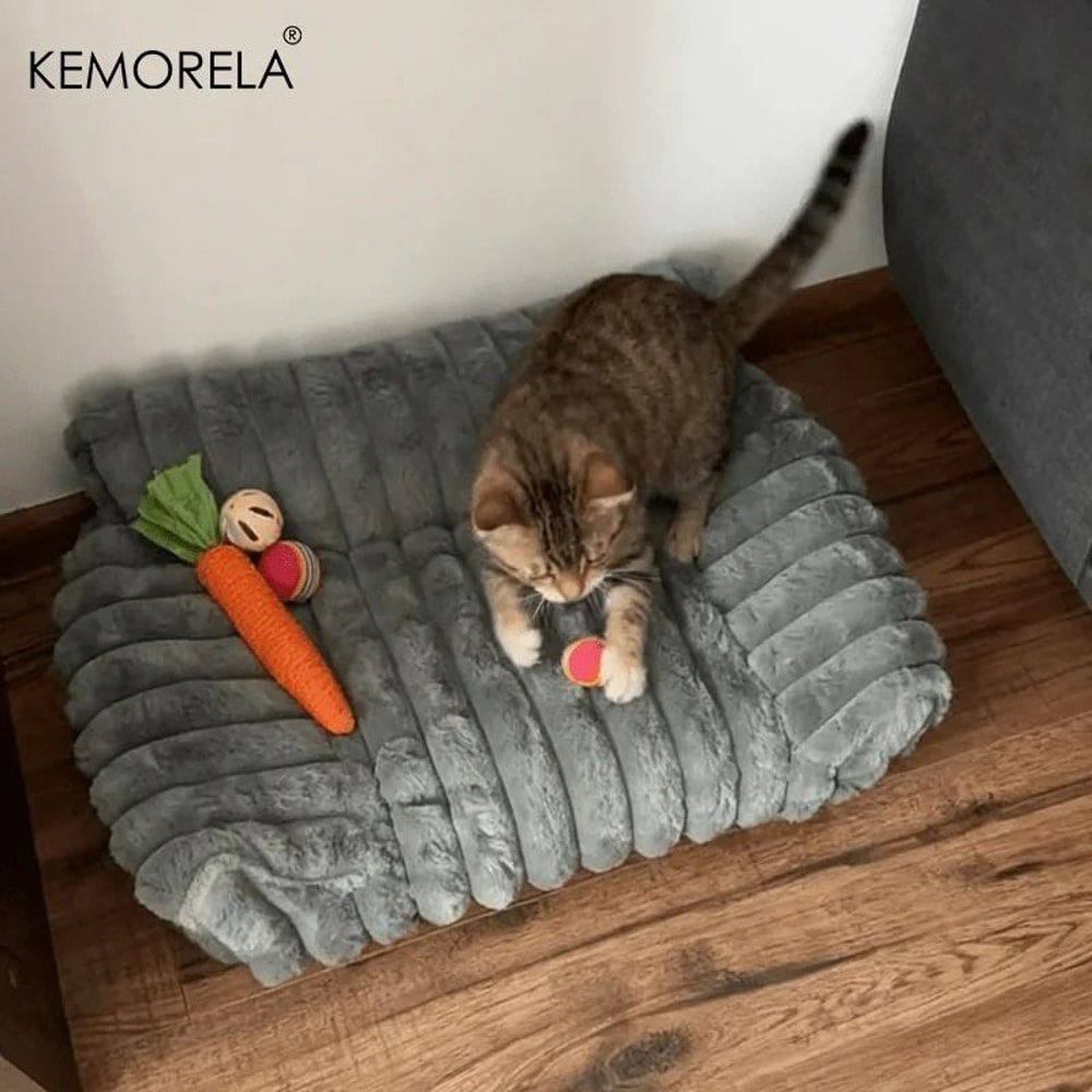 Modern Striped Pet Sofa Bed 5