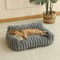 Modern Striped Pet Sofa Bed 7