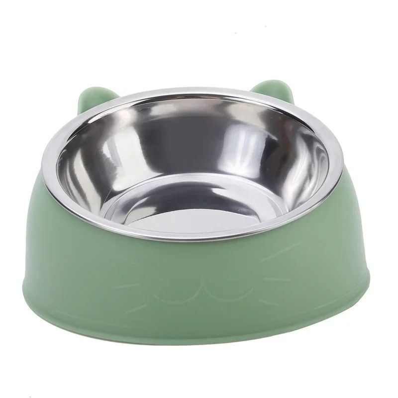 Ergonomic Inclined Stainless Steel Pet Feeding Bowl 9