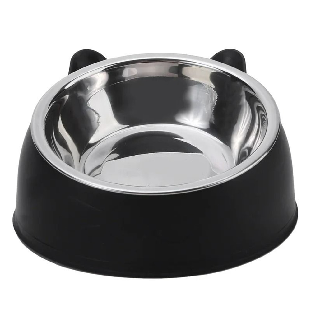 Ergonomic Inclined Stainless Steel Pet Feeding Bowl 8