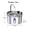 32L UltraQuiet Stainless Steel Automatic Water Fountain 6