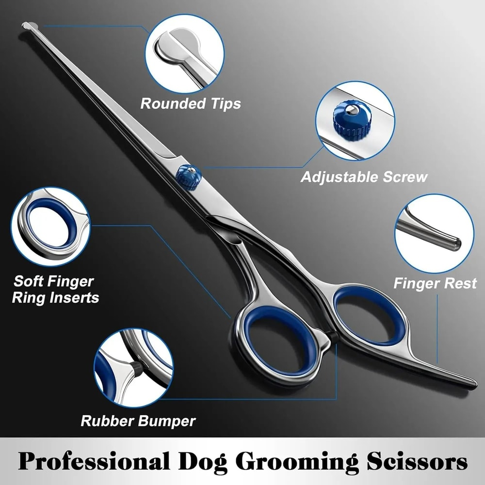 4in1 Stainless Steel Pet Grooming Kit 2