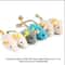 Interactive Durable Linen Plush Rat Toy Set 3Pack 4