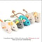 Interactive Durable Linen Plush Rat Toy Set 3Pack 4