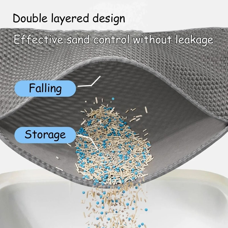 Large Advanced Honeycomb DoubleLayer Litter Mat 1
