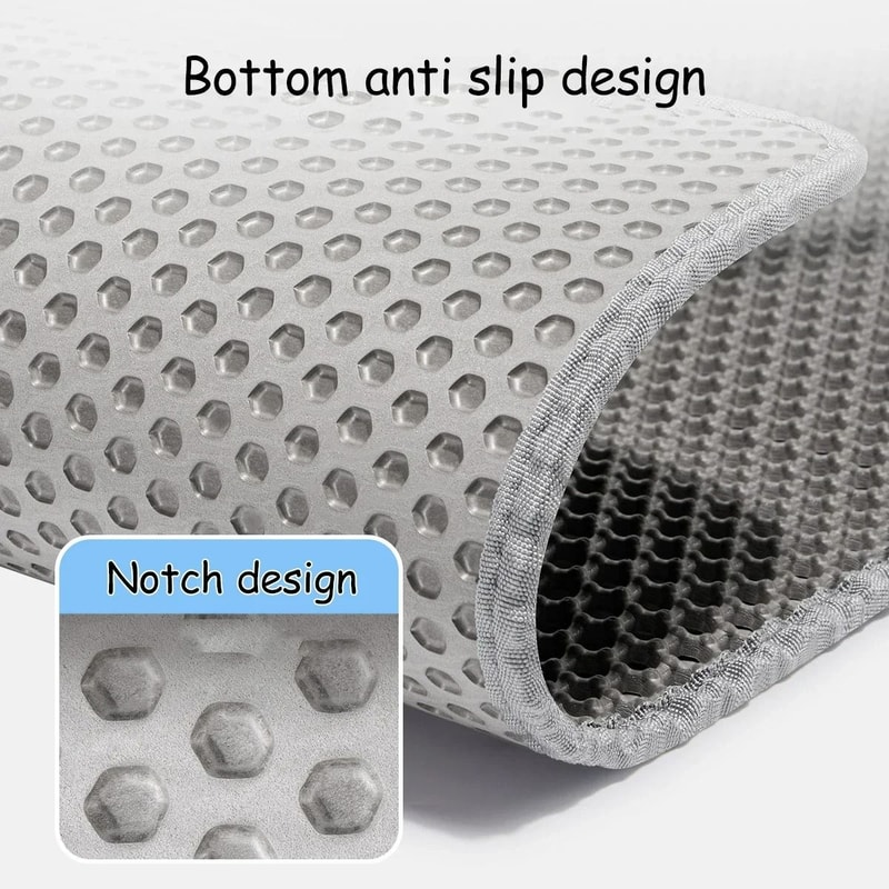 Large Advanced Honeycomb DoubleLayer Litter Mat 4