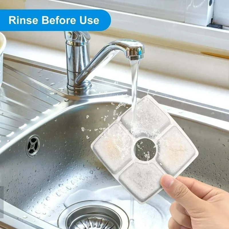 Precision TripleAction Replacement Filters For Square Pet Fountains 5