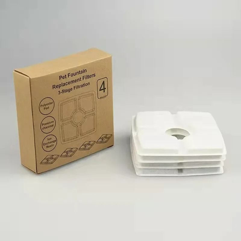 Precision TripleAction Replacement Filters For Square Pet Fountains 7