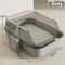 SemiEnclosed Splashproof HighSide Litter Box 5