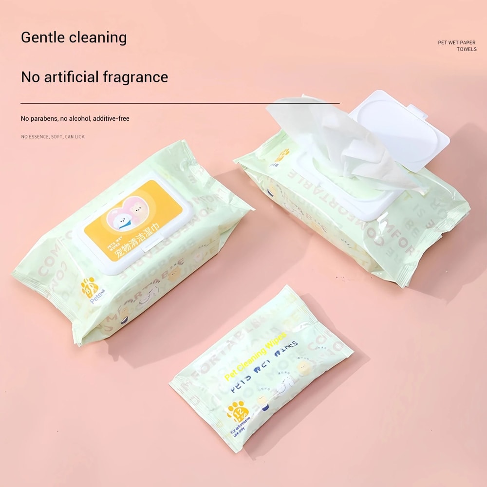 240Count Deodorizing Hygiene Pet Wipes 3Pack 1