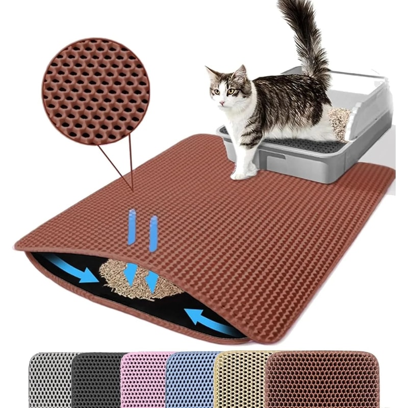 Advanced Honeycomb DoubleLayer Litter Trapping Mat 11