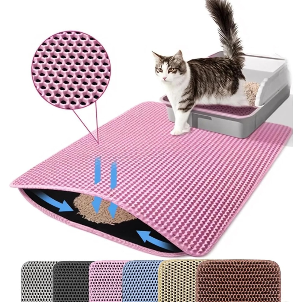 Advanced Honeycomb DoubleLayer Litter Trapping Mat 7