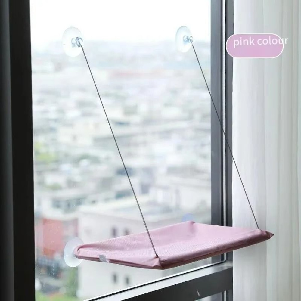 SpaceSaving Elevated Window Hammock Sun Lounger 12