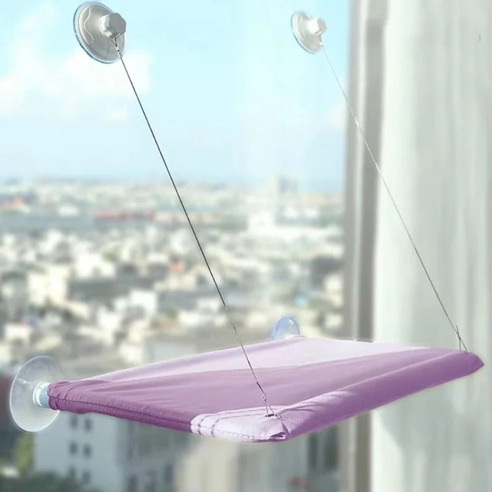 SpaceSaving Elevated Window Hammock Sun Lounger 7