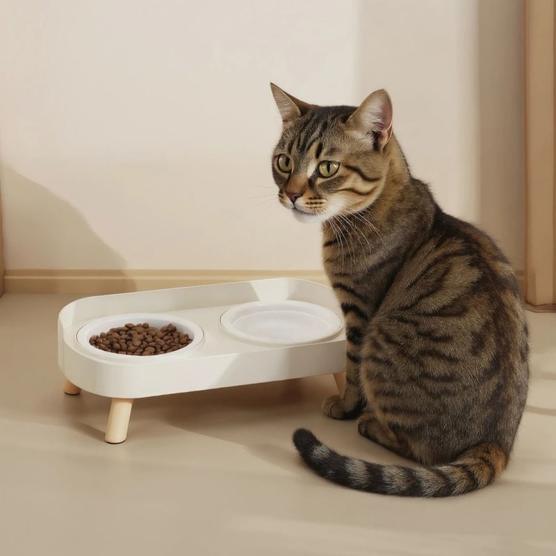 Ergonomic Double Elevated Feeding Station 3
