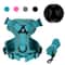 Reflective Breathable Mesh Dog And Cat Harness With Leash Set 0