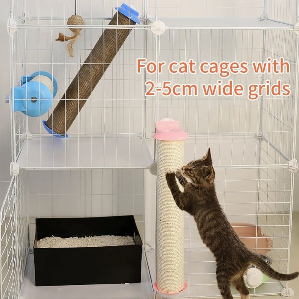 Cat Scratching Post Replacement Sisal Tree Refill Pole With M8 Screw 4