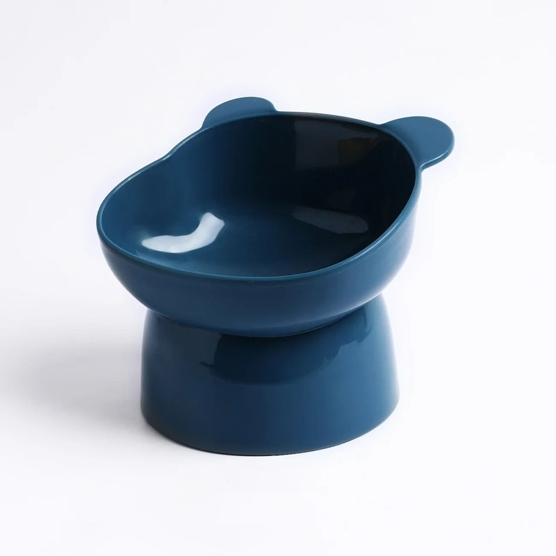 Elevated Tilted Cat Bowls With NonSlip Base AntiVomiting StressFree Feeding Station 10