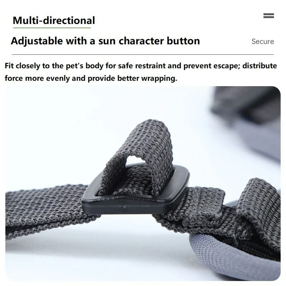 AntiEscape Reflective Mesh Cat Harness And Leash Set 3