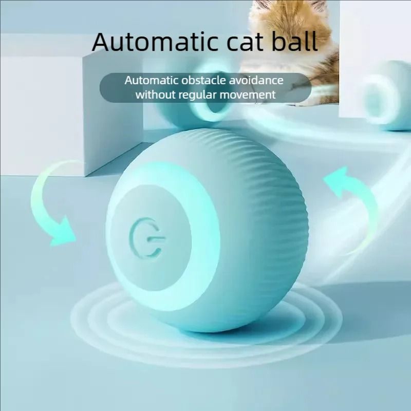 Smart Automatic Rolling Ball Interactive Electric Toy For Indoor Cats 1