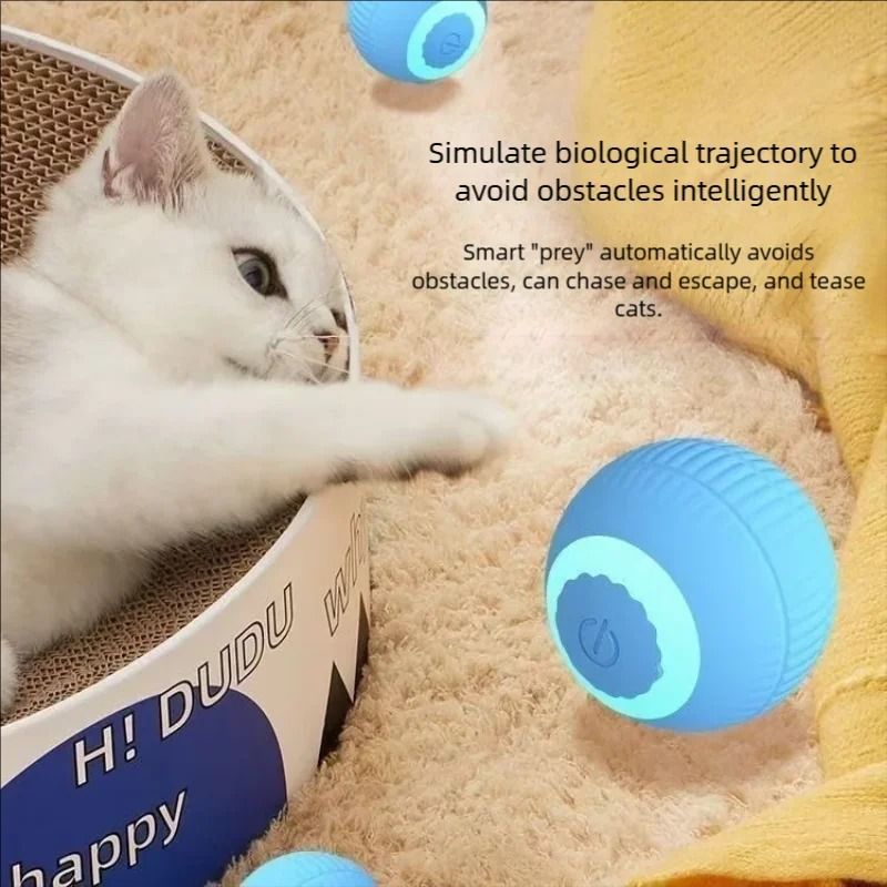 Smart Automatic Rolling Ball Interactive Electric Toy For Indoor Cats 2
