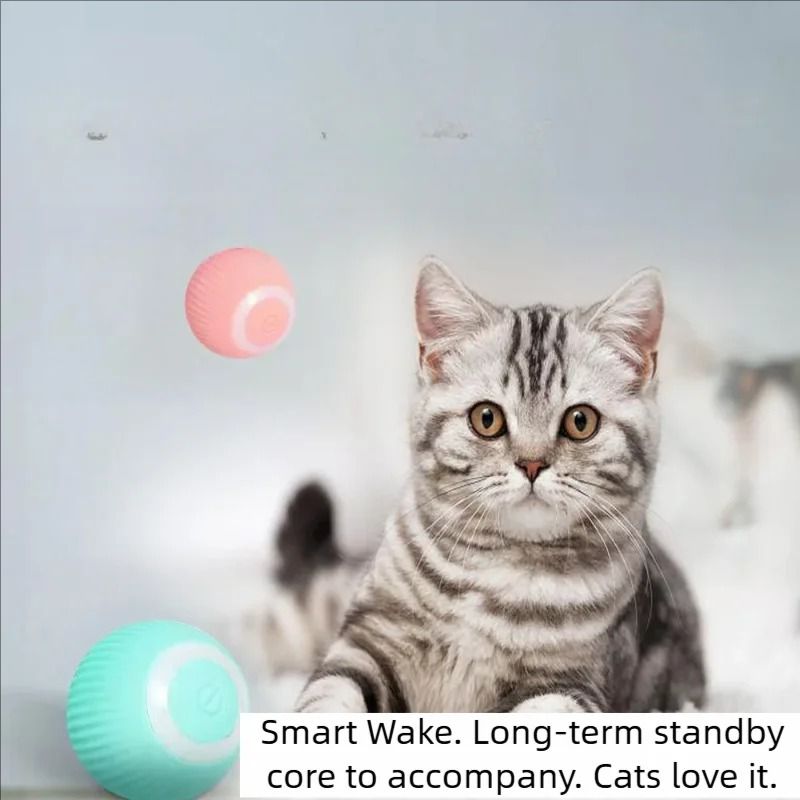Smart Automatic Rolling Ball Interactive Electric Toy For Indoor Cats 3