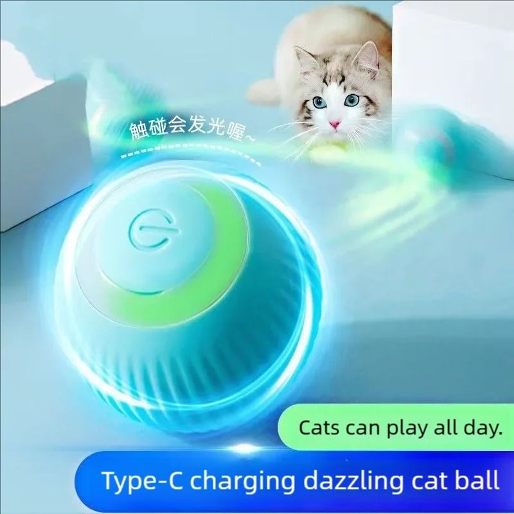 Smart Automatic Rolling Ball Interactive Electric Toy For Indoor Cats 4