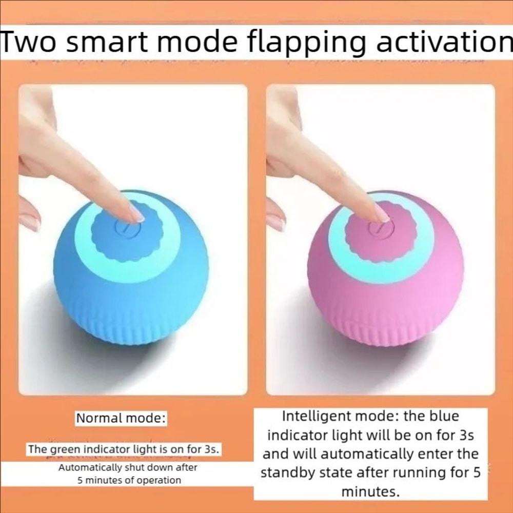Smart Automatic Rolling Ball Interactive Electric Toy For Indoor Cats 5