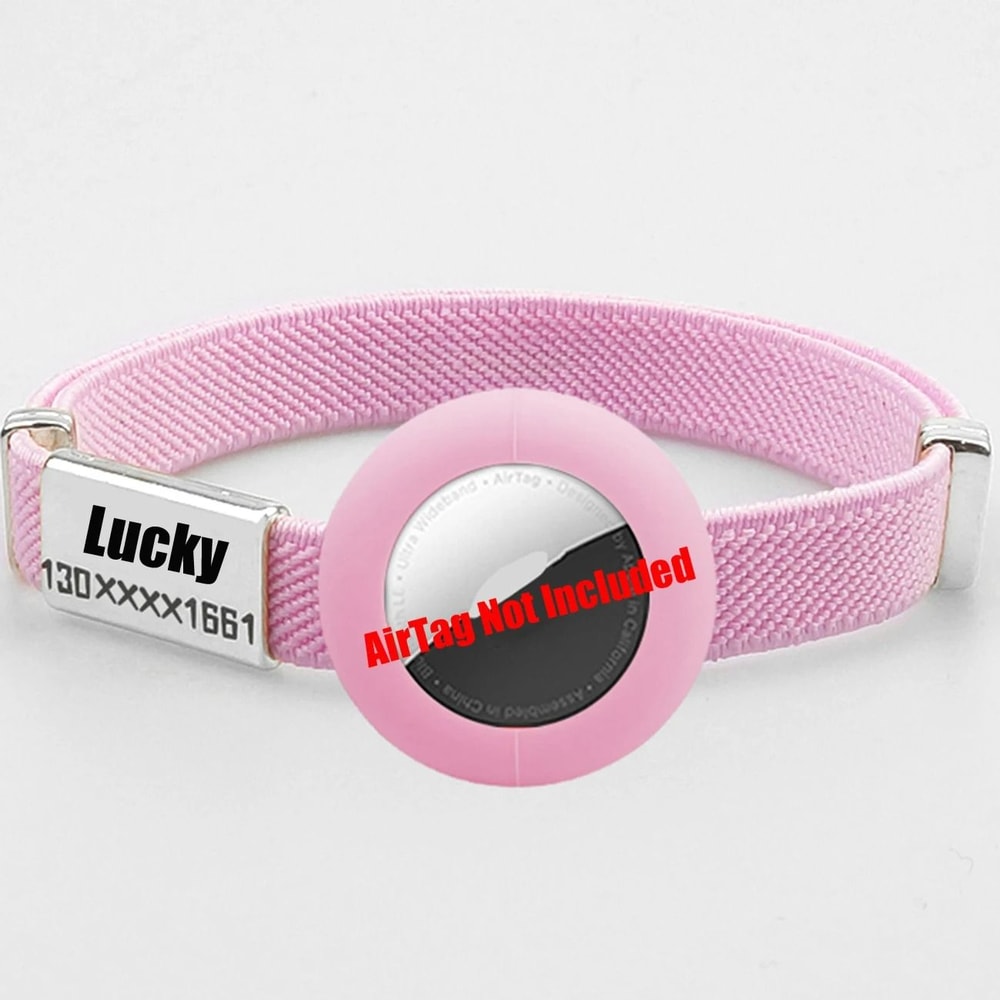 Fashion Airtag Cat Collar With Elastic Safety And Customized ID Tag 10