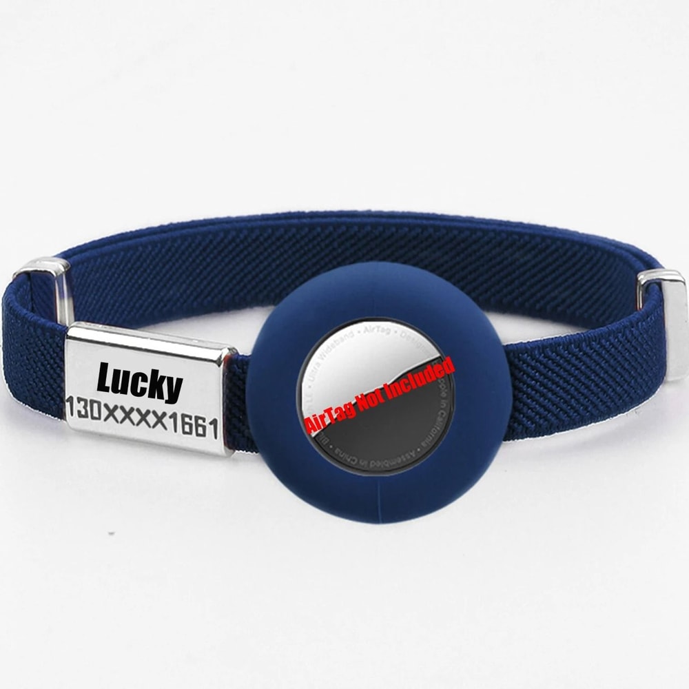 Fashion Airtag Cat Collar With Elastic Safety And Customized ID Tag 11