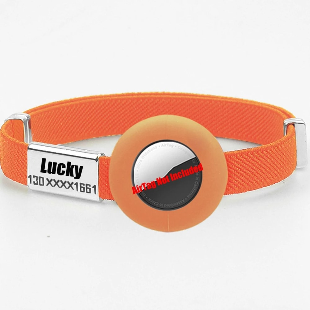 Fashion Airtag Cat Collar With Elastic Safety And Customized ID Tag 19