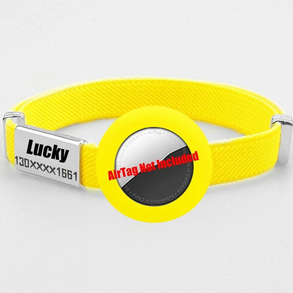 Fashion Airtag Cat Collar With Elastic Safety And Customized ID Tag 7
