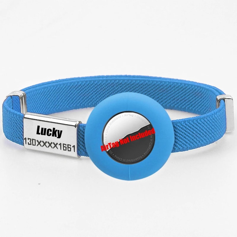Fashion Airtag Cat Collar With Elastic Safety And Customized ID Tag 20