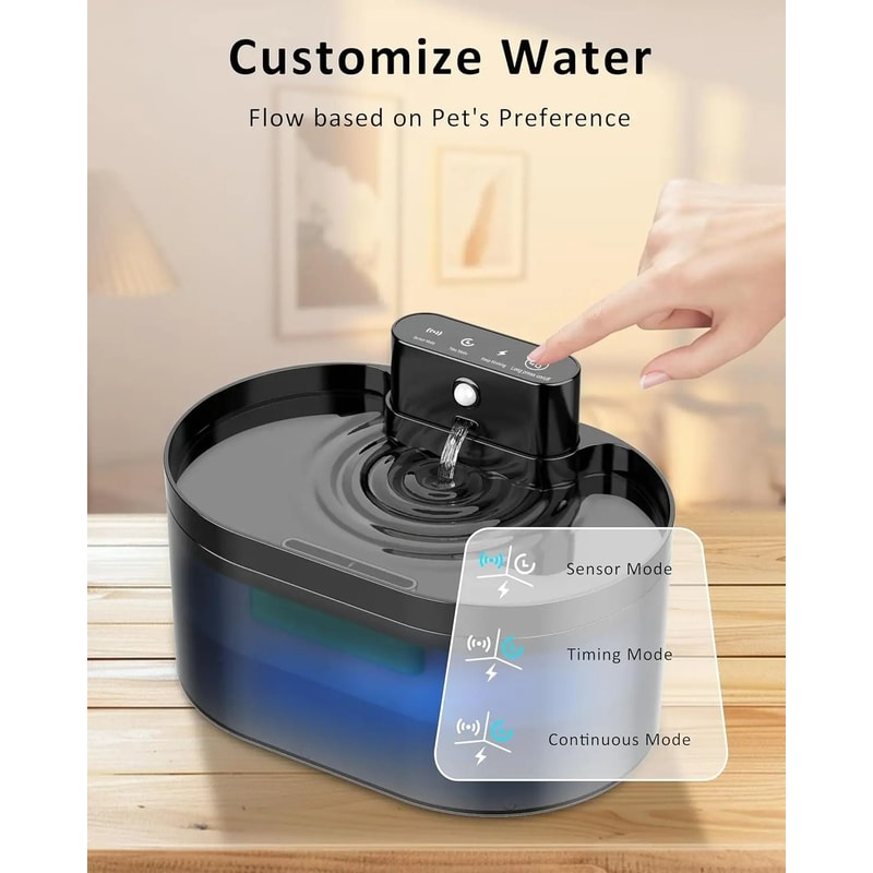 9Pack Wireless Cat Water Fountain Replacement Filters And Sponges 3