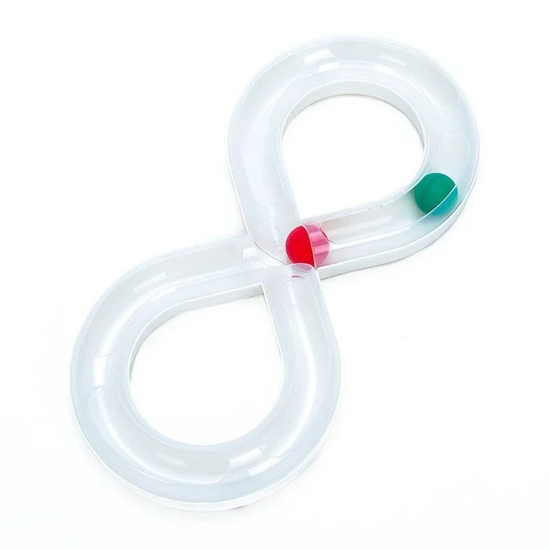SelfEntertaining MultiTier Track Ball Toy With Integrated Spinner Disk 8