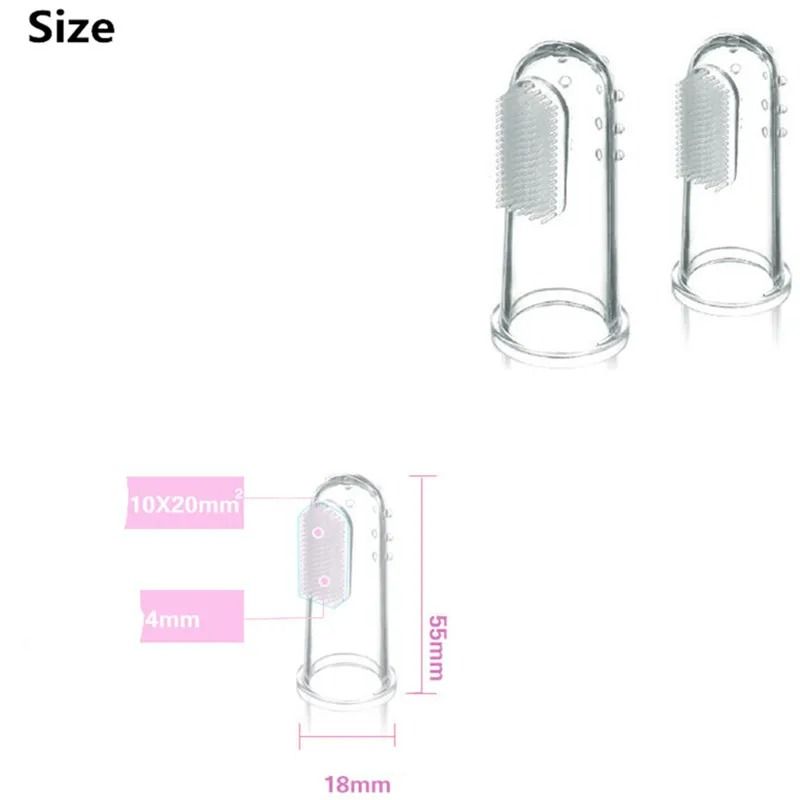 Super Soft Silicone Finger Toothbrush Gentle Oral Care For Dogs And Cats 4
