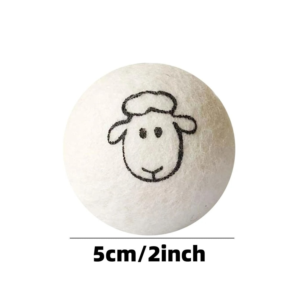 Handmade Wool Felt Cat Balls For Quiet Interactive Indoor Play 7