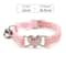 Elegant Rhinestone Heart Breakaway Cat Collar With Safety Bell 12