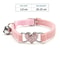 Elegant Rhinestone Heart Breakaway Cat Collar With Safety Bell 12