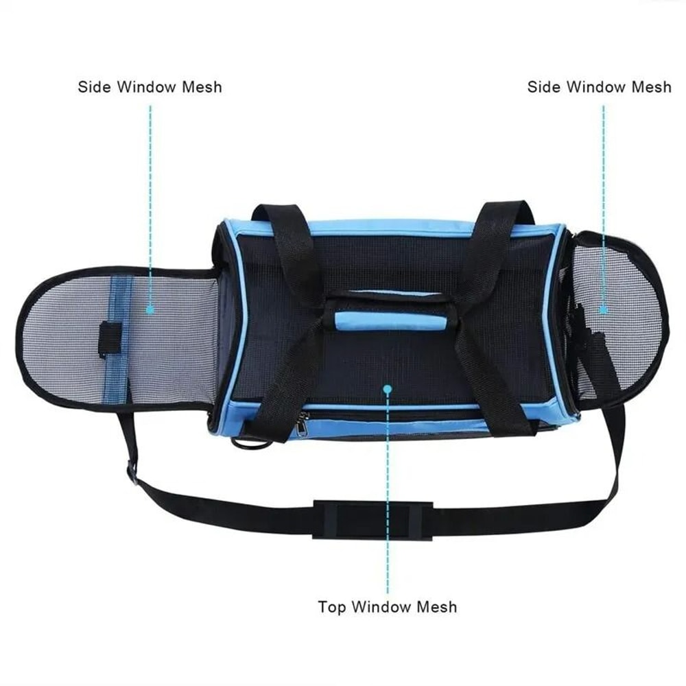 Breathable Mesh Portable Pet Carrier For StressFree Travel 6