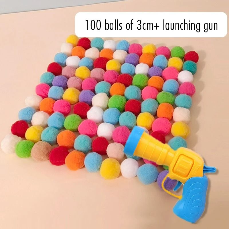 Interactive Plush Ball Launcher Gun For HighSpeed Cat Play 6