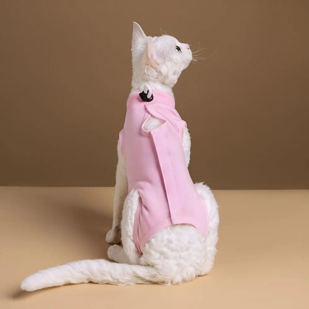 Soft Breathable Cat Recovery Suit For PostSurgery Care Wound Protection 1