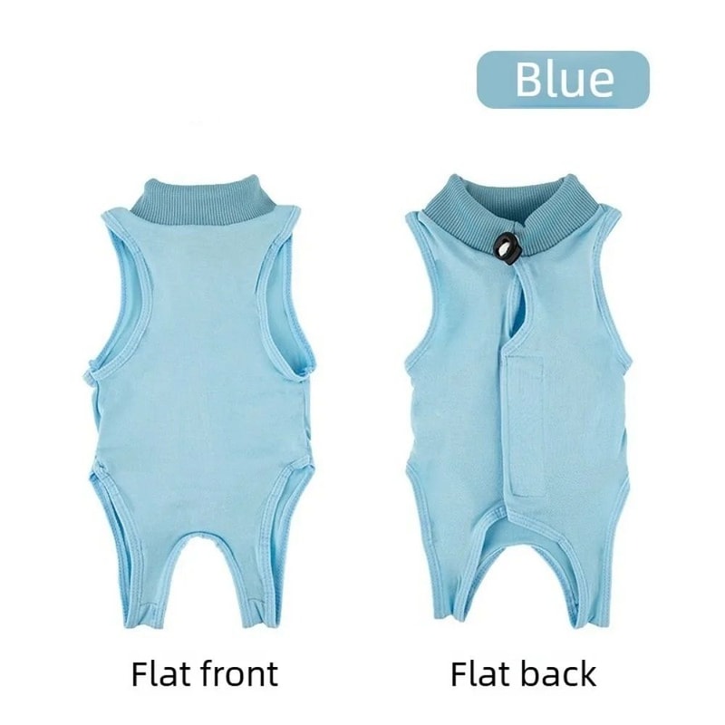Soft Breathable Cat Recovery Suit For PostSurgery Care Wound Protection 7