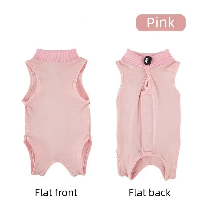 Soft Breathable Cat Recovery Suit For PostSurgery Care Wound Protection 8