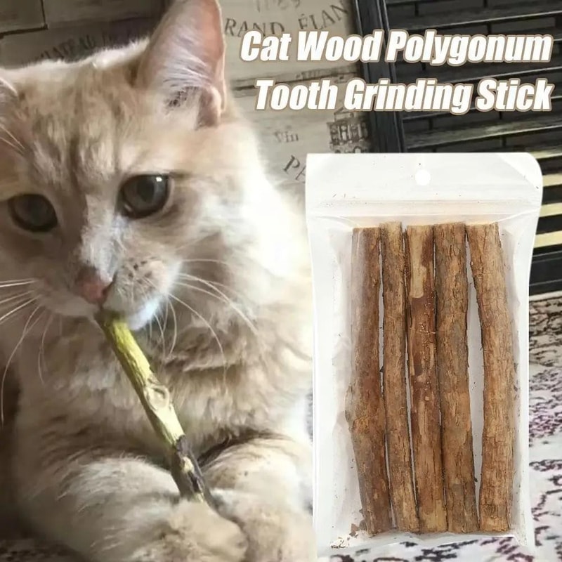 Natural Silvervine Molar Sticks For Feline Dental Health Stress Relief 2