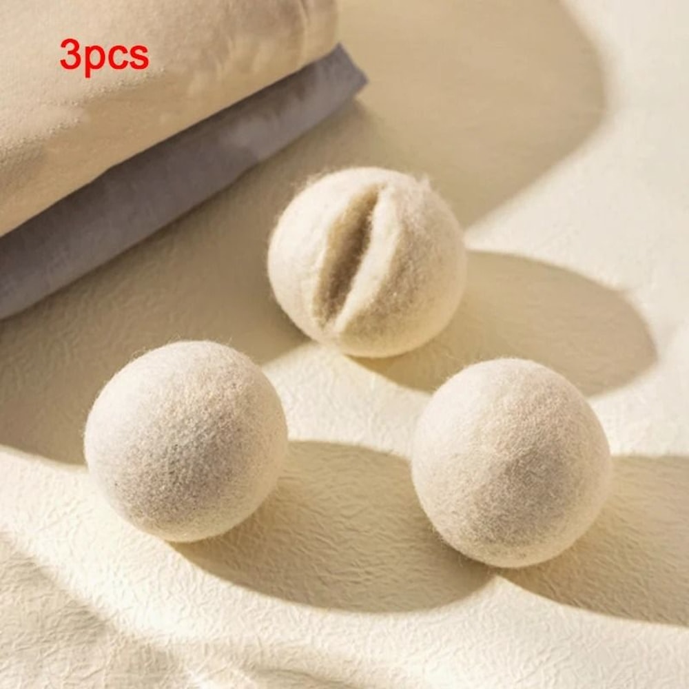 Silent Natural Wool Chasing Balls For Interactive Play Dental Care 7