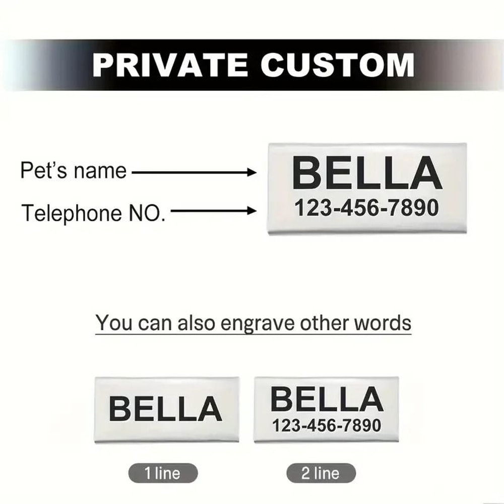 Personalized Bohemian Safety Collar With Custom ID Tag Bell 5